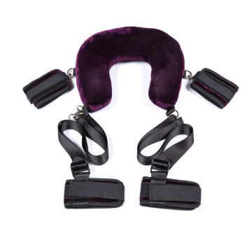 Hot Sex Position Pillow Bondage Sex Toys Strap Leather Restraints Bondage Set